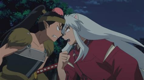 image inuyasa koga fighting inuyasha fandom powered by wikia