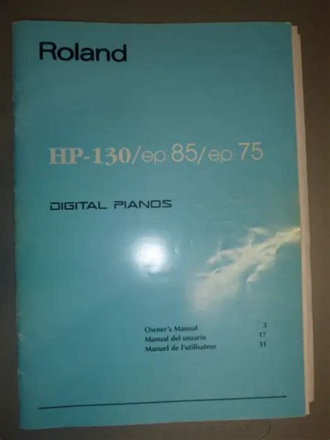 roland digital piano owners manual models hp  ep  ep