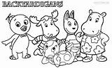 Backyardigans Coloring Pages Printable Kids Nick Jr Cool2bkids Colouring Blaze Cat Print Shows Getcolorings Color Characters Choose Board sketch template