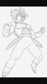 Bardock Coloriage Bless sketch template