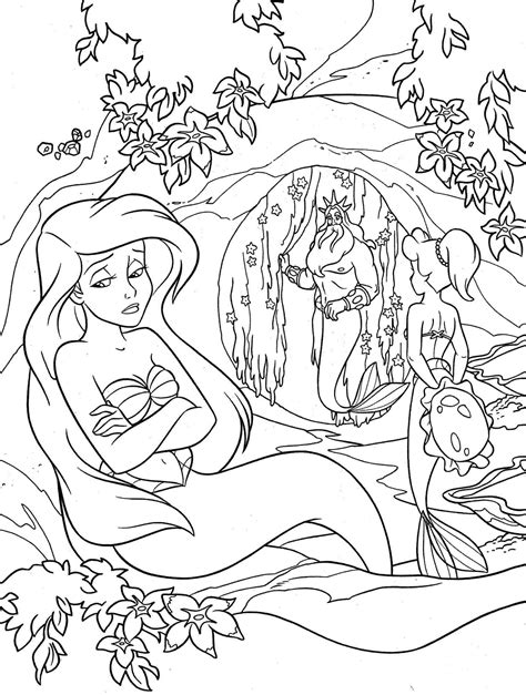 disney  mermaid coloring pages  getcoloringscom