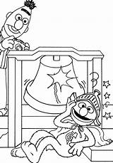 Coloring Bell Liberty Printable Grover Super Wiki Popular Muppet Wikia Coloringhome sketch template