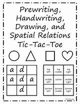 Tic Tac Spatial Relations Therapy Rules sketch template