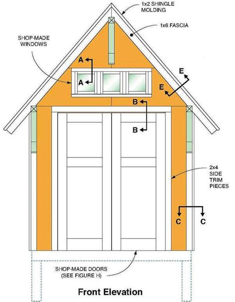 gable shed plans blueprints  making  large