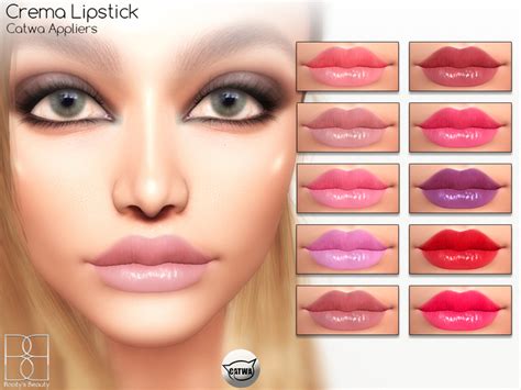 second life marketplace booty s beauty catwa lipstick ~ crema