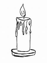 Candle Coloring Pages Outline Formed Heart Place Color Light sketch template