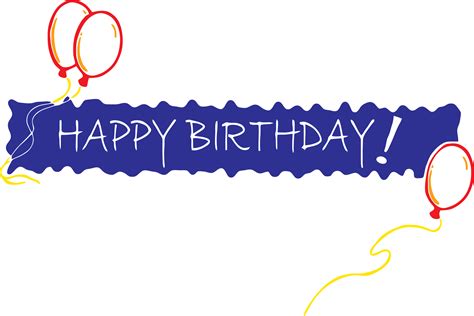 happy birthday banner png file   png