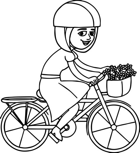 bicycle coloring page  getcoloringscom  printable colorings