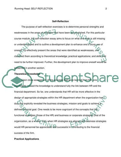 reflection coursework  topics   written essays