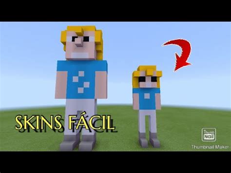 como construir skins facilminecraft youtube