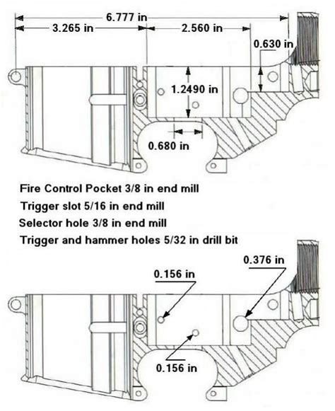 pin  firearm schematics  charts