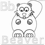 Beaver Coloring Pages Coloringbay sketch template