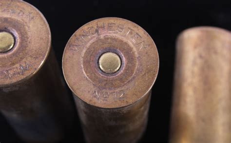 winchester no 12 brass shotgun shells circa 1890