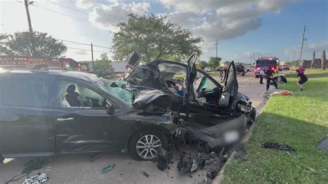 Police Chase Ends In Deadly Multi Vehicle Crash In Harris County