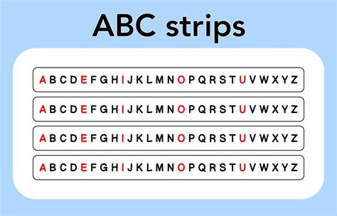 printable letter  number strip     printablee