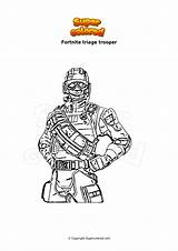 Triage Trooper Supercolored sketch template