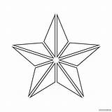 Star Shape sketch template
