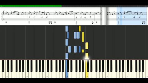 aerosmith dream on [piano tutorial] synthesia youtube