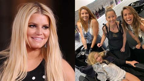 jessica simpson is being mommy shamed for dyeing her 7 year old s hair