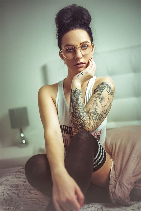 Hd Wallpaper Vincent Haetty Women 500px Tattoo Model Women With