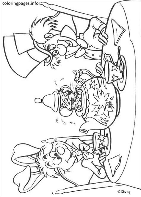 mad hatter disney coloring pages disney coloring pages coloring
