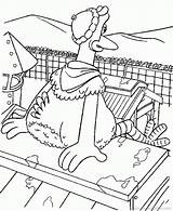 Coloring Pages Chicken Run Popular sketch template
