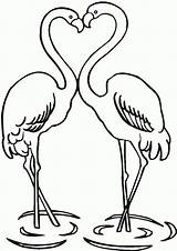 Flamingo Ausmalen Ausmalbild Schrumpffolie Flamingos Freude Windowcolor Fasching Bastelschablonen sketch template