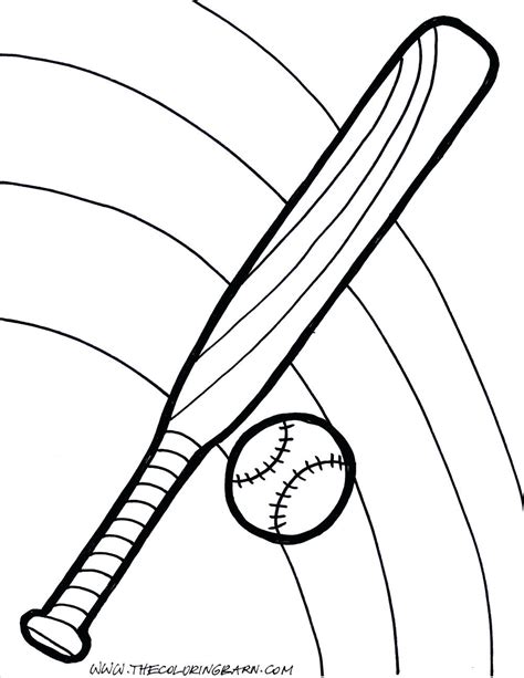 baseball bat coloring page  getcoloringscom  printable