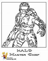 Chief Master Halo Coloring Pages Getdrawings Drawing sketch template