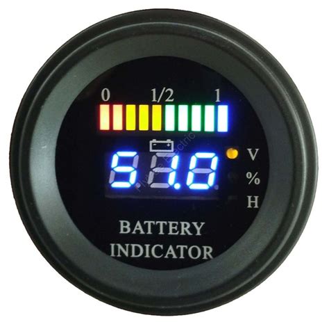 battery gauge dual led   bar digital battery discharge indicator fsrd china