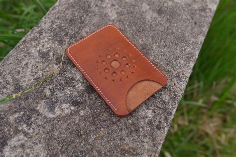 leather card holder pattern  template business card etsy