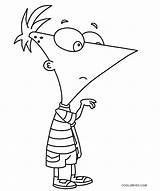 Phineas Ferb Coloring Pages Disney Cool2bkids Template sketch template