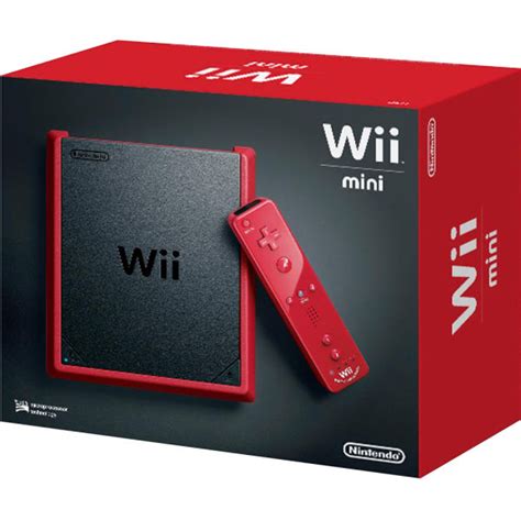 nintendo wii mini console red games consoles zavvicom