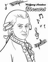 Mozart Coloring Music Pages Composer Printable Drawing Composers Bach Worksheets Coloringcafe Figaro Marriage Activities Kids Color Piano Preschool Getdrawings Print sketch template