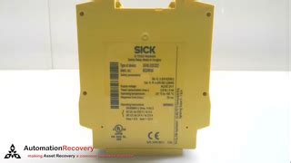 sick ue sd ue  safety relay evaluation unit