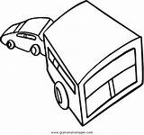 Remorque Roulotte Wohnwagen Lastwagen Mezzi Trasporto Imprimé Transportmittel Malvorlage Fois sketch template
