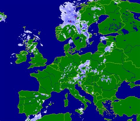 buienradar voor europa het weer  belgie