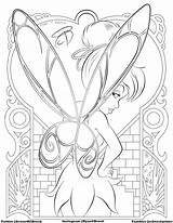 Coloring Pages Tinkerbell Choose Board Disney Deviantart sketch template