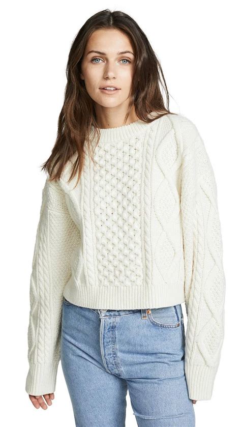 13 ways to style a cable knit sweater for winter who what wear uk