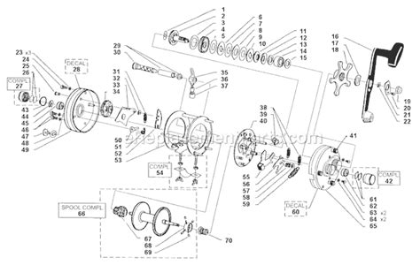 abu garcia   parts list  diagram   ereplacementpartscom