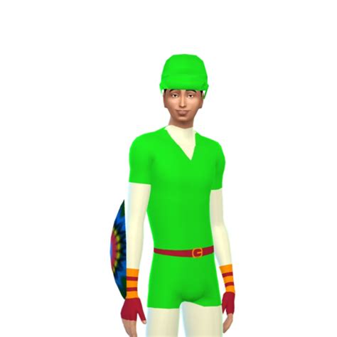 link zelda inspired costume tights  sims   sims  sims