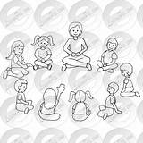 Circle Time Clipart Outline Classroom Clipground Drawings sketch template