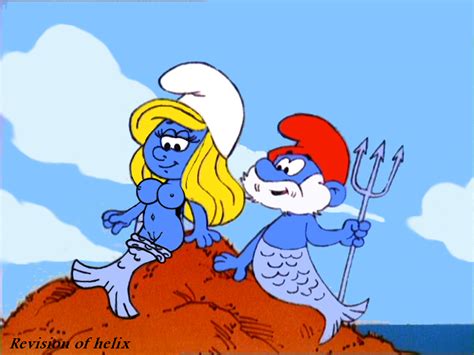 Rule 34 Alternate Breast Size Helix Papa Smurf Smurfette Tagme The