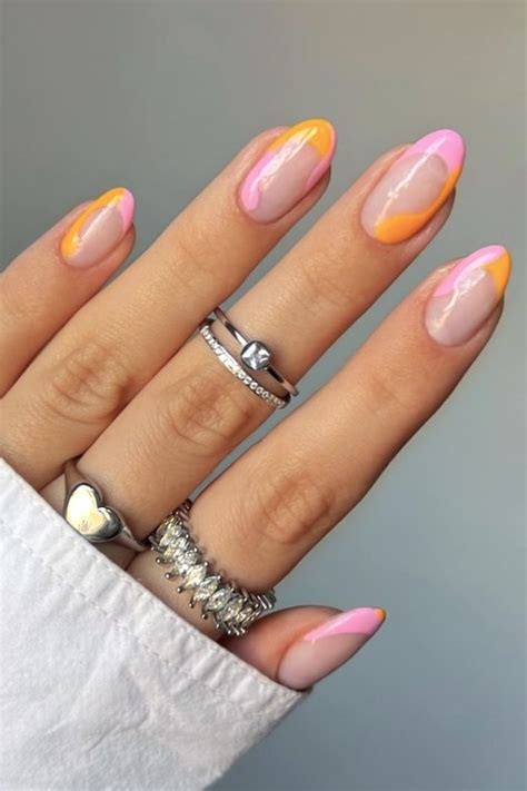 20 fun pink and orange nail designs for a summery feeling your classy