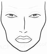 Makeup Face Chart Template Charts Blank Mac Printable Sketch Eye Pdf Drawing Make Print Templates Vidalondon Coloring Tips Open Facechart sketch template