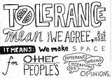 Tolerance Tolerancia Tolerant Hablemos Disagree Rubia Opinions Virtue Sodom Coexistence Universally Exitos Quiere Relaxandsucceed sketch template