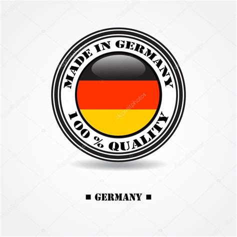 label   germany  quality  germany flag  rubber stamp stock vector image