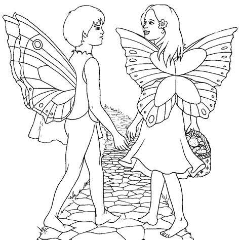 fairy coloring pages