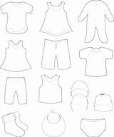 Coloring Pages Clothing Clothes Printables Printable Preschool Getdrawings Getcolorings sketch template