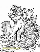 Godzilla Coloring Pages Drawing Mechagodzilla Print Mothra Vs Destroying Town Printable Gigan Color Imagine Godzila Monster Colorluna Stockings Getdrawings Getcolorings sketch template